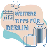 Illustration mit dem Text Weitere Tipps für Berlin