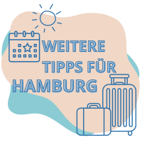 Illustration mit dem Text Weitere Tipps für Hamburg