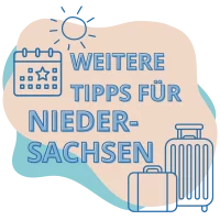 Illustration mit dem Text Weitere Tipps für Niedersachsen