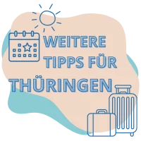 Illustration mit dem Text Weitere Tipps für Thüringen